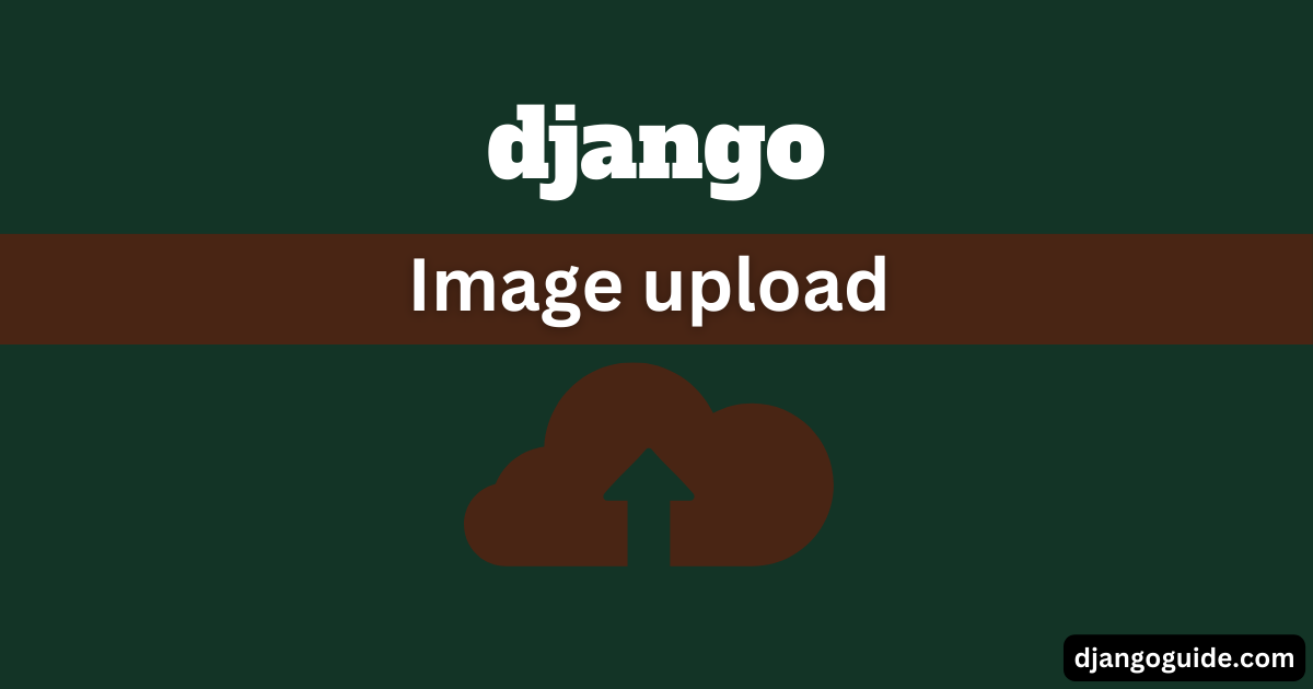 Django rest framework image upload